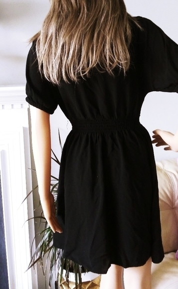 Mlle Cabrielle black summer dress embroidered boho - Picture 2 of 8